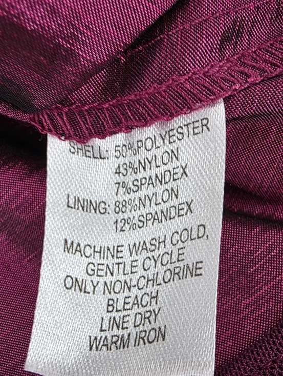 House of Harlow 1960 Shiny Dark Fuchsia Cropped Blazer W/ Cami Womens Medium - Picture 14 of 16